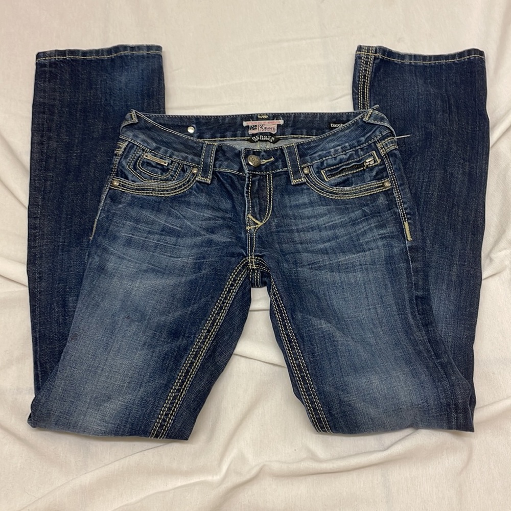Express BeRock Los Angeles Barely Boot Size 0 Regular Jeans